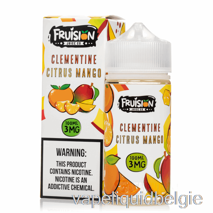 Vape Vloeibare Clementine Citrus Mango - Fruision Sap Co - 100 Ml 3 Mg